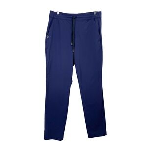 Figs High Waisted Yola Scrub Pants‎ Size L blue